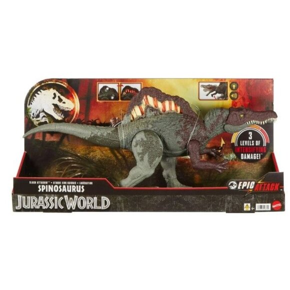 Jurassic World Epic Attack Slash Attackin’ Spinosaurus Dinosaur Action Figure To - Picture 1 of 6